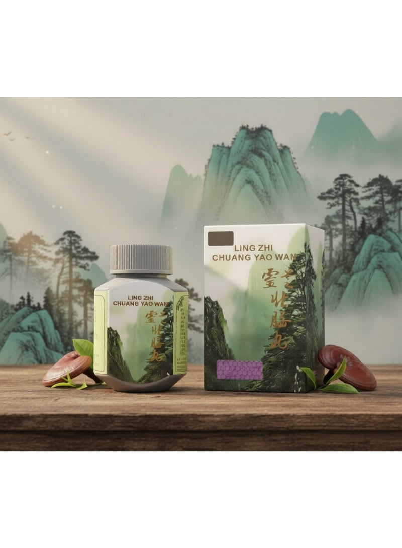 Ling Zhi Chuang Yao Wan Traditional Herbal Tablets | Ling Zhi Mushroom Formula | Daily Herbal Wellness Supplement - Image 2